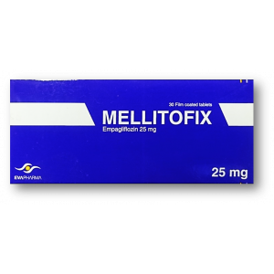 MELLITOFIX MET 25 MG ( EMPAGLIFLOZIN ) 30 FILM-COATED TABLETS